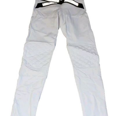 LaBella Mafia Quilted White Low Waist Leggings Brazilian Made Brand New W/Tags